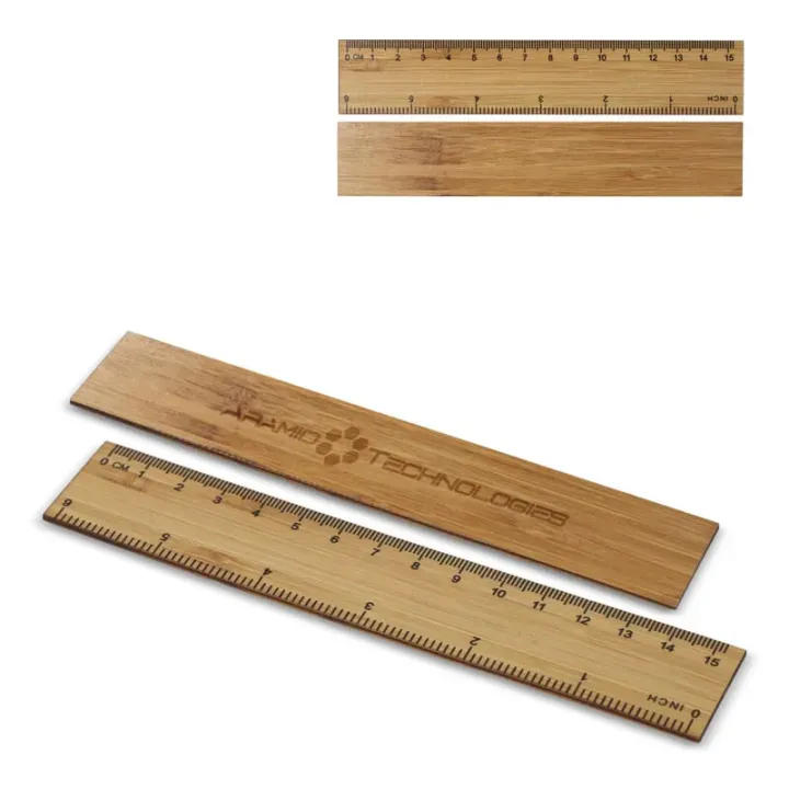 Bamboo ruler 15cm - LT91923 (gadzety reklamowe)